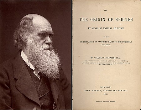Charles Darwin oraz pierwsze wydanie O powstawaniu gatunkow