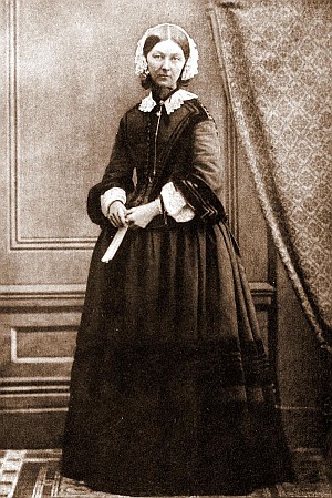 Florence Nightingale na zdjęciu z ok. 1858 r.