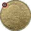 10 euro centów 2002-2006 - układ awersu do rewersu