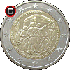 2 euro 2013 - Zjednoczenie Krety z Grecją - układ awersu do rewersu