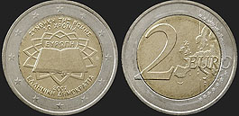 Monety Grecji - 2 euro 2007 50 Rocznica Traktatów Rzymskich