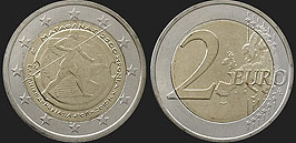 Monety Grecji - 2 euro 2010 Bitwa pod Maratonem