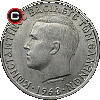 10 drachm 1968 - układ awersu do rewersu