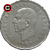 20 drachm 1960-1965 - układ awersu do rewersu