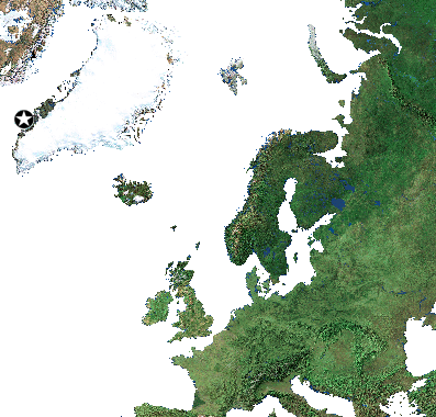 Map of Greenland