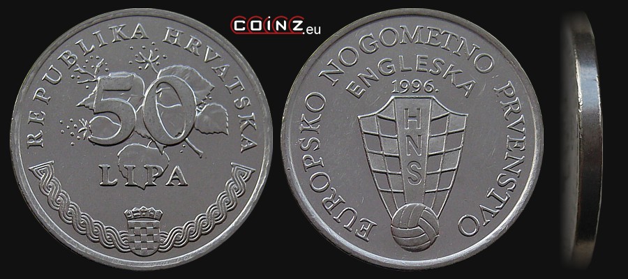 50 lipa 1996 EURO'96 - Croatian coins