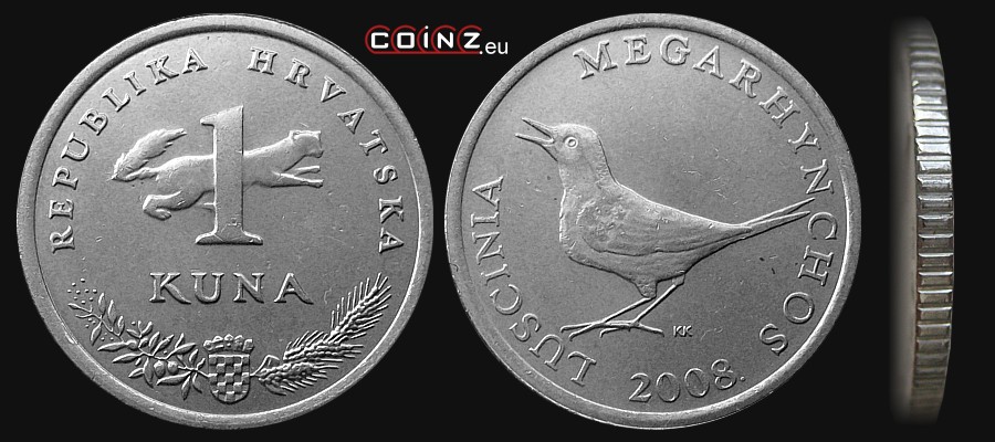 1 kuna from 1996 - Croatian coins