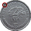2 lipe from 1993 - Croatian coins