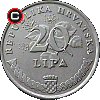20 lipa from 1993 - Croatian coins