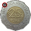 25 kun 2012 (2011) Chorwacja Członkiem UE - układ awersu do rewersu 25 kun 2012 (2011) Chorwacja Członkiem UE - monety Chorwacji