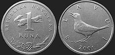 Croatian coins - 1 kuna from 1993