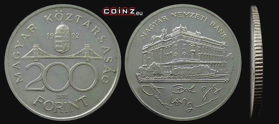 200 forintów 1992-1993 - monety Węgier