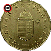 100 forintów 1992-1998 - układ awersu do rewersu