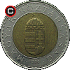 100 forintów 1996-2011 - układ awersu do rewersu