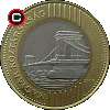 200 forintów 2009-2011 - układ awersu do rewersu