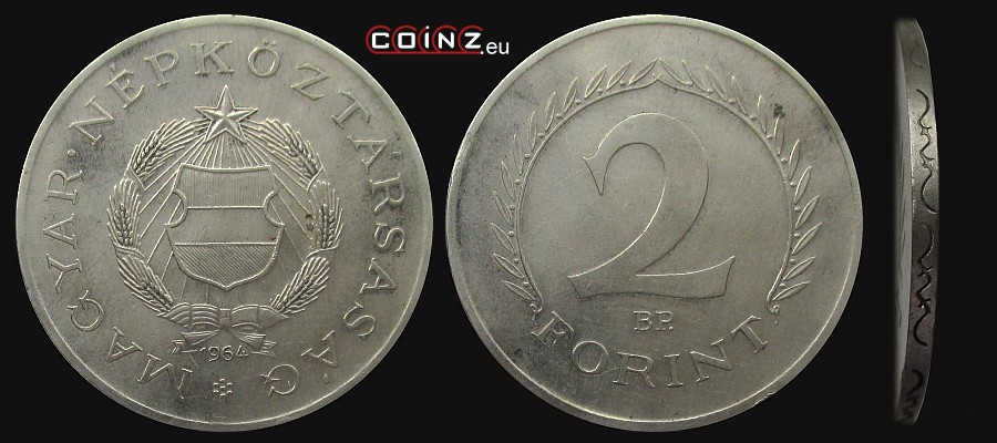 2 forinty 1962-1966 - monety Węgier
