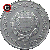 1 forint 1967-1989 - układ awersu do rewersu
