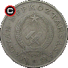 2 forinty 1950-1952 - układ awersu do rewersu