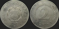 Monety Węgier - 2 forinty 1962-1966