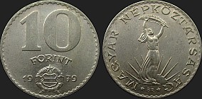 Monety Węgier - 10 forintów 1971-1982