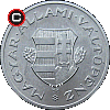 1 forint 1946-1949 - układ awersu do rewersu