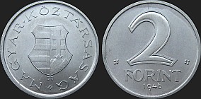 Monety Węgier - 2 forinty 1946-1947