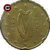 20 euro centów od 2007 - monety Irlandii