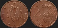 Monety Irlandii - 2 euro centy od 2002