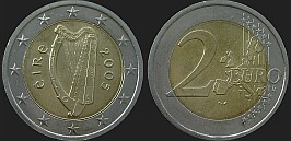 Monety Irlandii - 2 euro 2002-2006