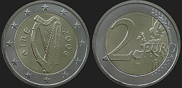 Monety Irlandii - 2 euro od 2007