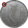 1 funt 1990-2000 - monety Irlandii