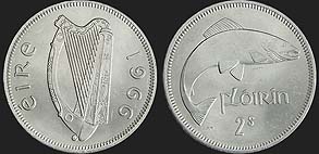 Monety Irlandii - 1 floren 1951-1969