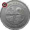 5 koron 1981-1992 - układ awersu do rewersu