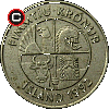 50 koron od 1987 - układ awersu do rewersu