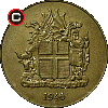 1 korona 1946 - układ awersu do rewersu