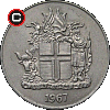 10 koron 1967-1980 - układ awersu do rewersu