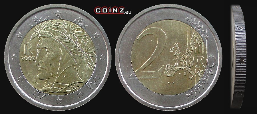 2 euro 2002-2007 - monety Włoch
