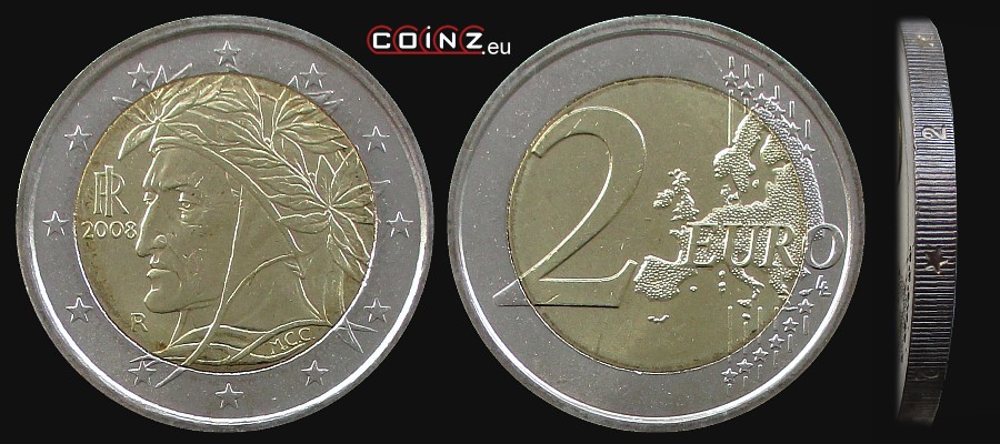2 euro od 2008 - monety Włoch