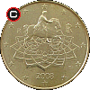 50 euro centów od 2008 - układ awersu do rewersu