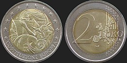 Monety Włoch - 2 euro 2005 Konstytucja dla Europy