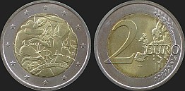 Monety Włoch - 2 euro 2008 Deklaracja Praw Człowieka