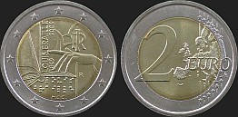 Monety Włoch - 2 euro 2009 Louis Braille