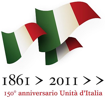 Logo obchodów 150-lecia zjednoczenia Włoch