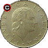 200 lirów 1994 Korpus Karabinierów - układ awersu do rewersu