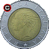500 lirów 1998 Międzynarodowy Fundusz Rozwoju Rolnictwa - układ awersu do rewersu