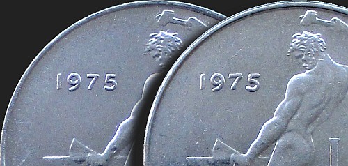 wariant 50 lirów 1975