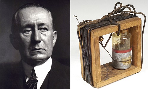 Guglielmo Marconi i jego radiotelegraf