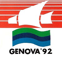 Logo Światowej Wystawy Filatelistyki Tematycznej w Genui 1992