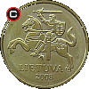 10 centów od 1998 - monety litewskie