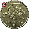 20 centów 1997 - monety litewskie
